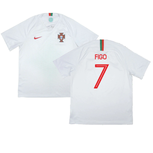 Portugal 2018-19 Away Shirt (L) (Figo 7) (Good)_0