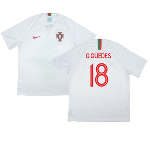 Portugal 2018-19 Away Shirt (L) (G Guedes 18) (Good)_0