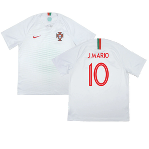 Portugal 2018-19 Away Shirt (L) (J Mario 10) (Good)_0