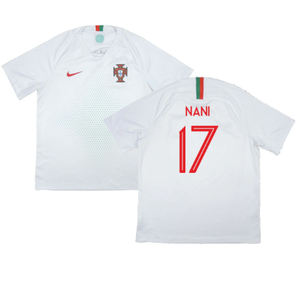Portugal 2018-19 Away Shirt (L) (Nani 17) (Good)_0