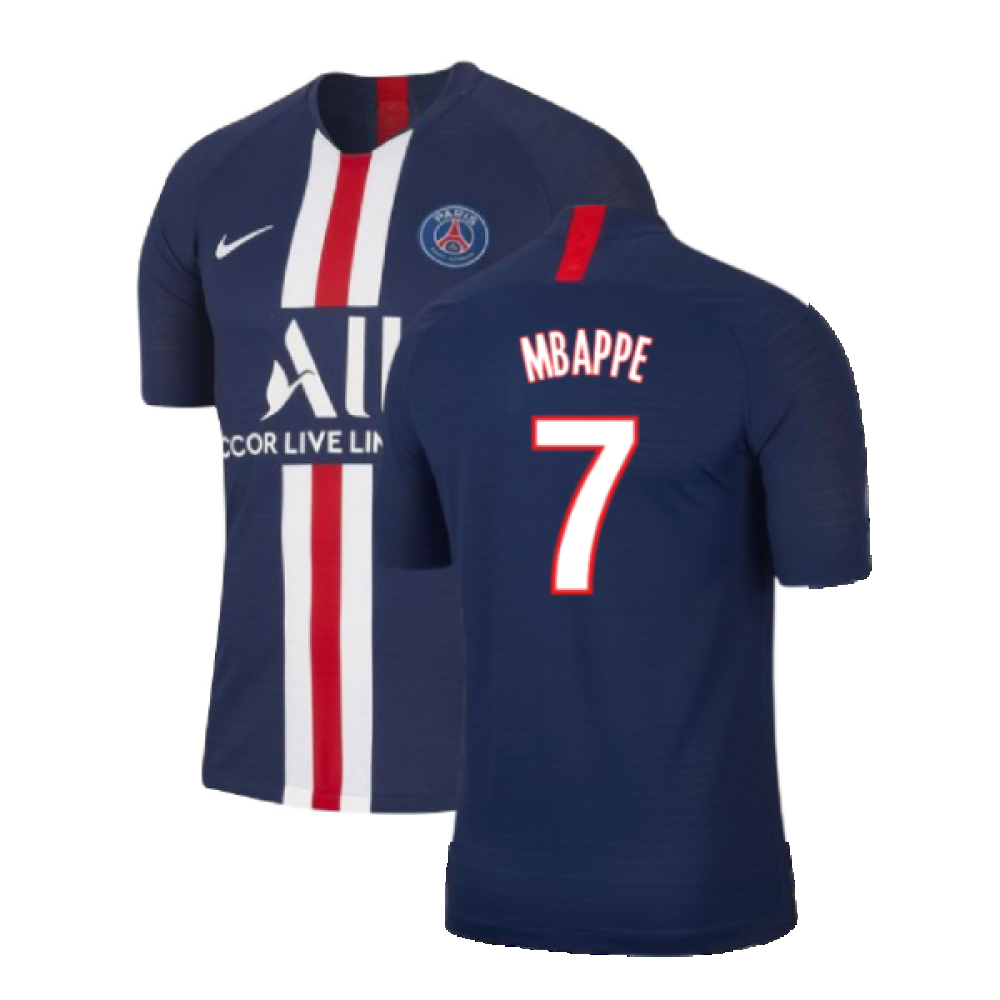 Flocage junior officiel PSG 19/20 monblason maillot 7 Mbappé Away LDC Europe Flocage junior officiel PSG 19/20 monblason maillot 7 Mbappé Away LDC Europe