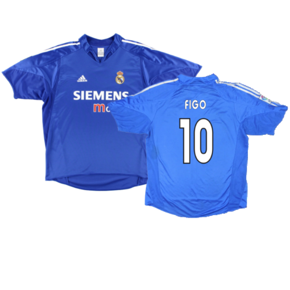 Real Madrid 2004-05 Third Shirt (L) (Excellent) (Figo 10