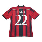 2014/15 AC Milan Kaka #22 Home Shirt (M) Adidas