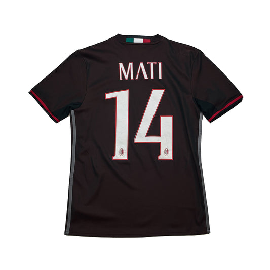 CULT KITS - 2016/17 AC MILAN MATI #14 HOME SHIRT (S) ADIDAS