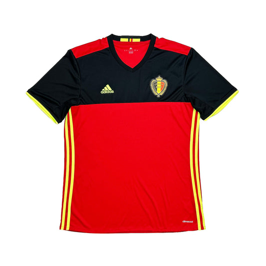 CULT KITS - 2016/17 BELGIUM HOME SHIRT (L) ADIDAS