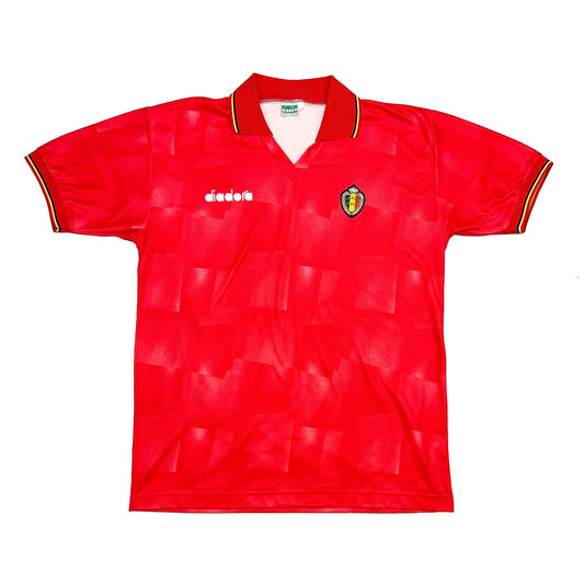 CULT KITS - 1992/94 BELGIUM HOME SHIRT (XL) DIADORA