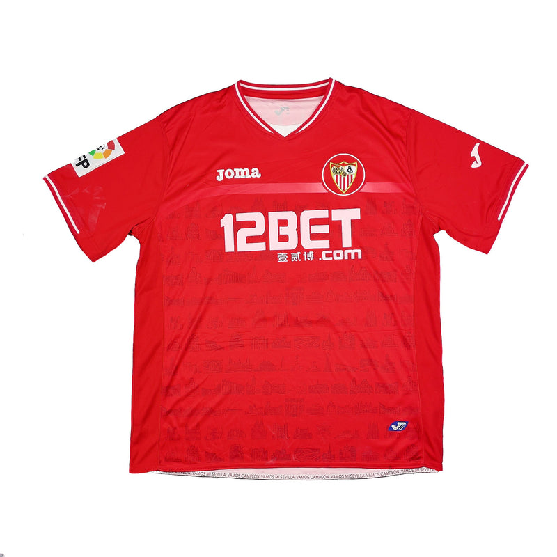2010/11 SEVILLA RAKITIC #25 *SIGNED* AWAY SHIRT (XL) JOMA