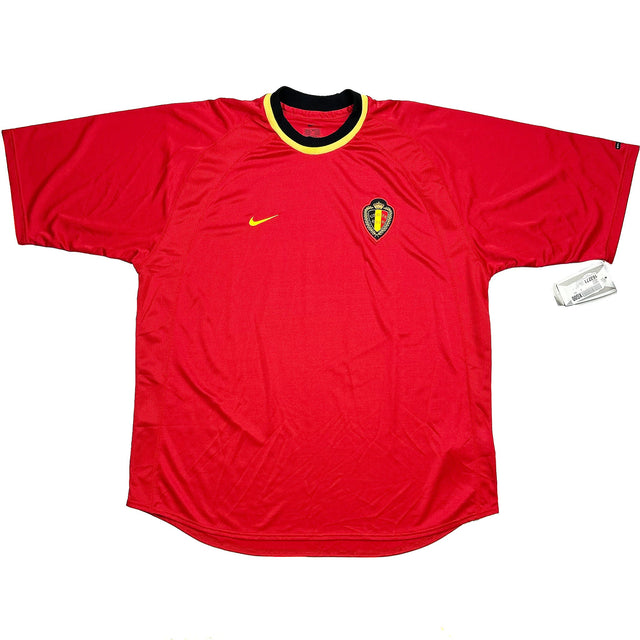 CULT KITS - 2000/02 BELGIUM *BNWT* HOME SHIRT (XL) NIKE