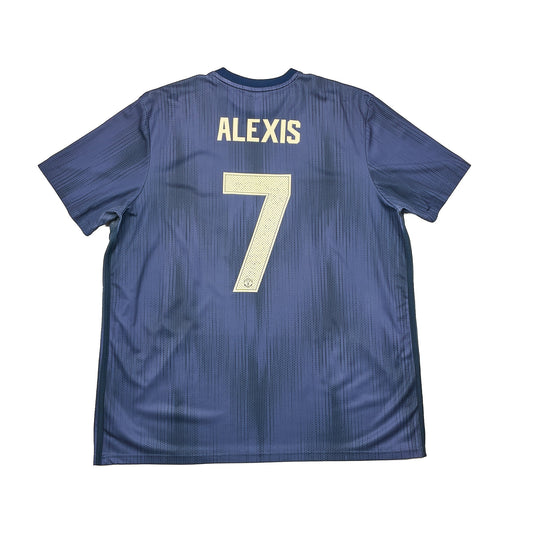 CULT KITS - 2018/19 MANCHESTER UNITED ALEXIS #7 AWAY SHIRT (XXL) ADIDAS