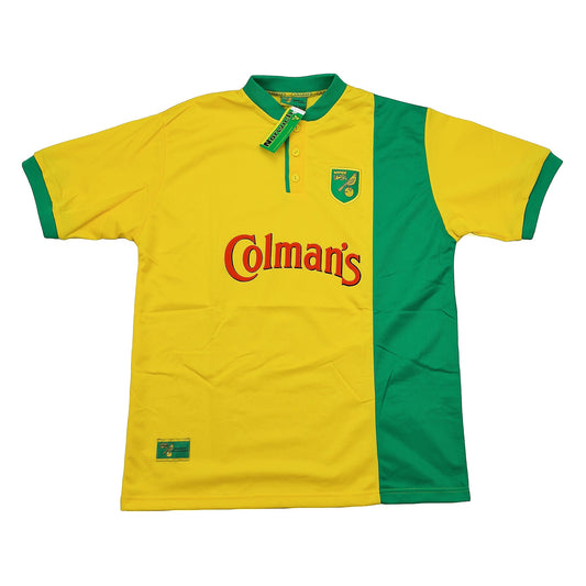 CULT KITS - 1999/01 NORWICH CITY *BNWT* HOME SHIRT (L) OM