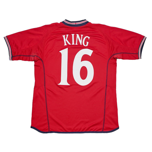 2002/04 ENGLAND KING #16 AWAY SHIRT (M) UMBRO
