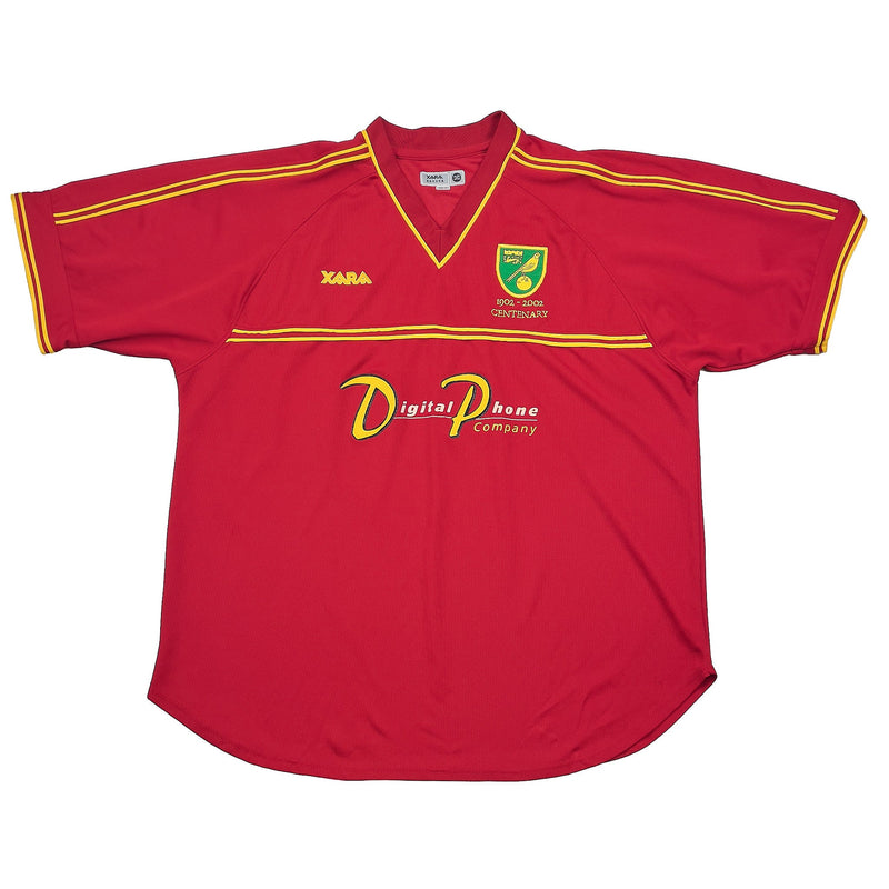 2001/02 NORWICH CITY *CENTENARY* AWAY SHIRT (XL) XARA