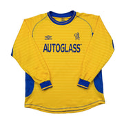 2000/01 Chelsea Zola #25 L/S Away Shirt (L) Umbro
