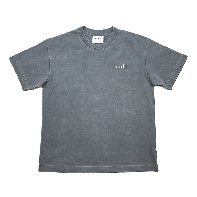 South China Embroidered Cult Tee - Charcoal | Cult Kits, Medium / South China / Charcoal