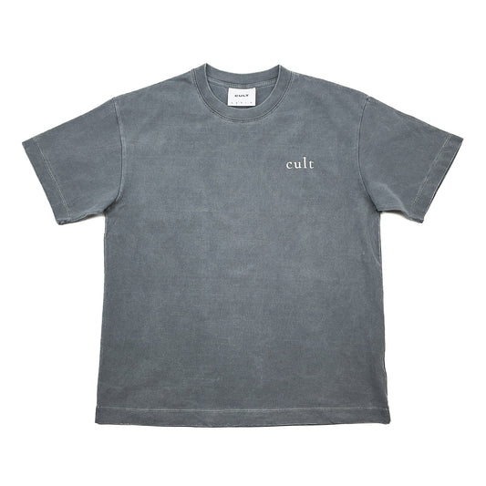 South China Embroidered Cult Tee - Charcoal | Cult Kits, Small / South China / Charcoal
