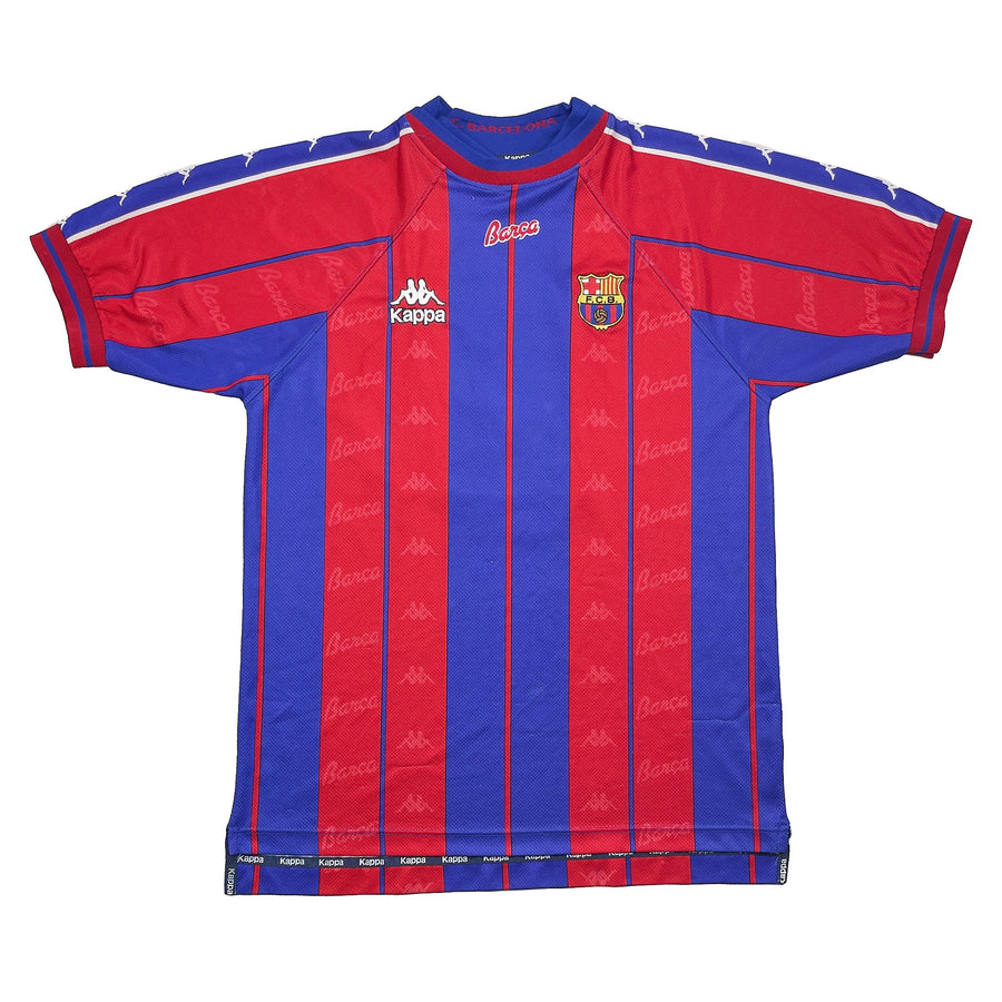 1997/98 Barcelona #8 (Stoichkov) Home Shirt (XL) Kappa