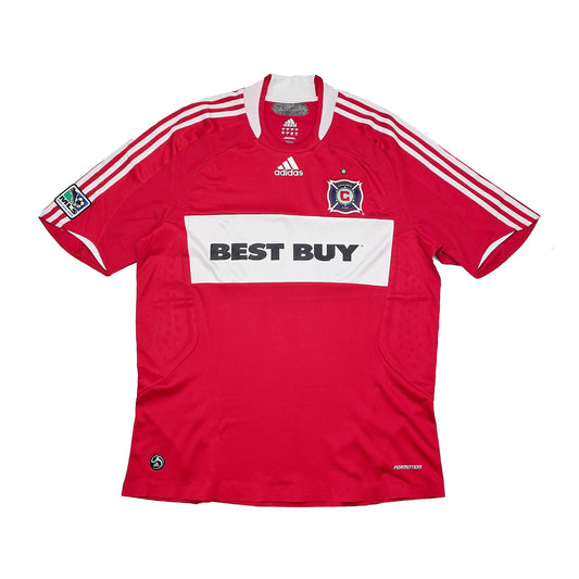CULT KITS - 2008/09 CHICAGO FIRE *PLAYER ISSUE* HOME SHIRT (L) ADIDAS