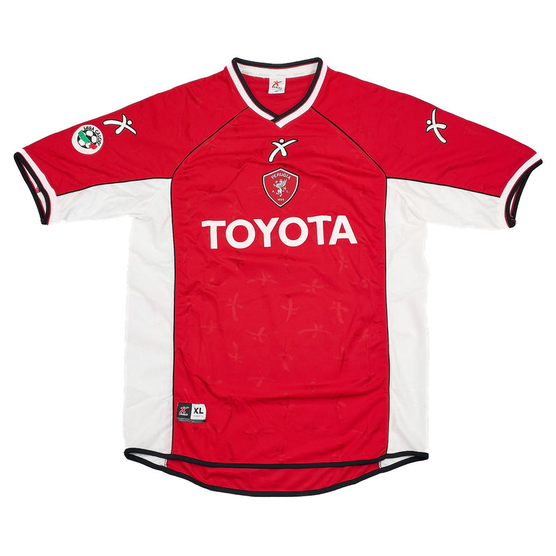 2002/03 PERUGIA MILANESE #3 HOME SHIRT (XL) GALEX