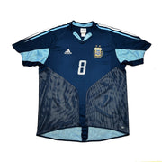 2004/05 Argentina Riquelme #8 Away Shirt (L) Adidas