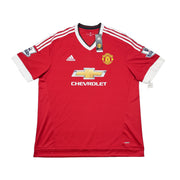 2015/16 Manchester United Memphis #7 *Authentic* BNWT Home Shirt (XXL) Adidas