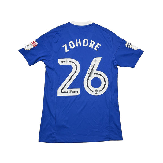 CULT KITS - 2016/17 CARDIFF CITY ZOHORE #26 *SIGNED* HOME SHIRT (S) ADIDAS