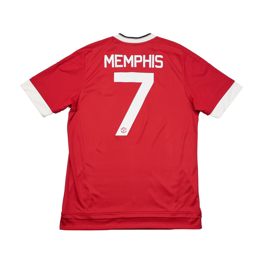 CULT KITS - 2015/16 MANCHESTER UNITED MEMPHIS #7 HOME SHIRT (M) ADIDAS