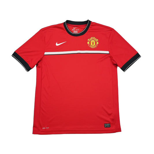 CULT KITS - 2011/12 MANCHESTER UNITED PRE MATCH SHIRT (L) NIKE