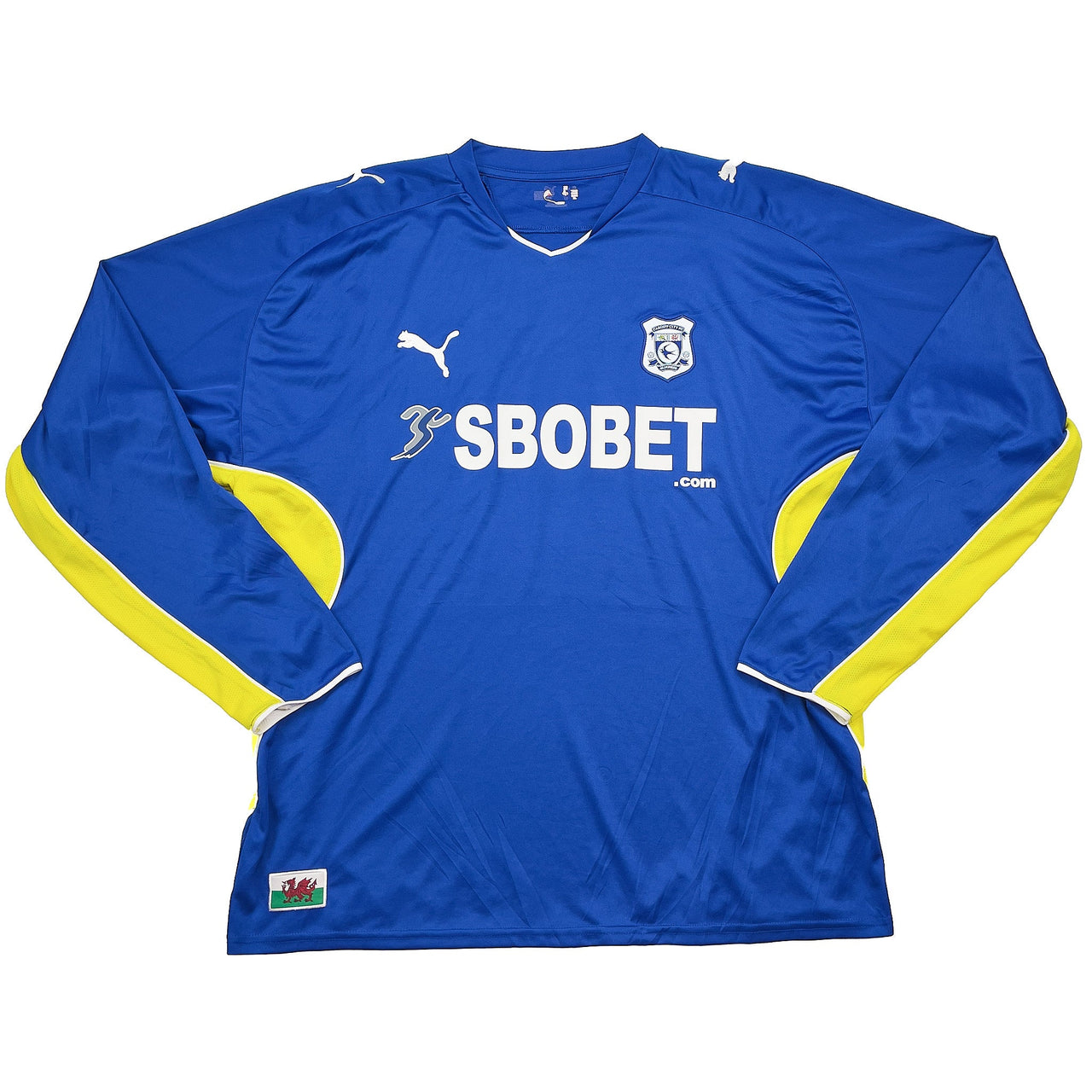 2009/10 Cardiff City L/S Home Shirt (XL) Puma