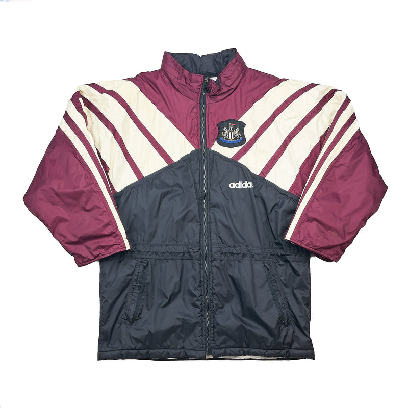 CULT KITS - 1995/96 NEWCASTLE UNITED BENCH COAT (M) ADIDAS