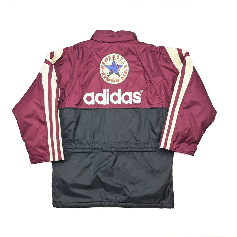 CULT KITS - 1995/96 NEWCASTLE UNITED BENCH COAT (M) ADIDAS