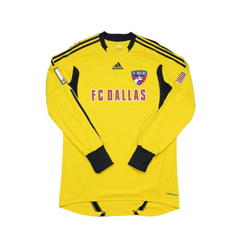 CULT KITS - 2010/11 FC DALLAS HARTMAN #1 *PLAYER ISSUE* GK SHIRT (L) ADIDAS