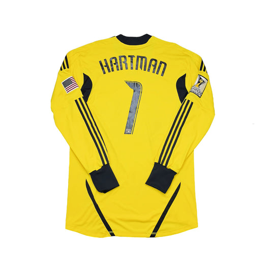 CULT KITS - 2010/11 FC DALLAS HARTMAN #1 *PLAYER ISSUE* GK SHIRT (L) ADIDAS