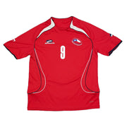2007/09 Chile Suazo #9 Home Shirt (S) Brooks