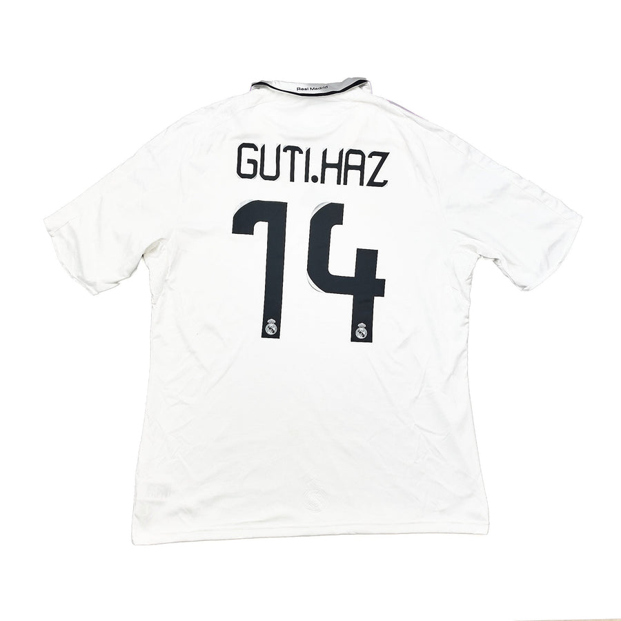 2008/09 Real Madrid Guti Haz #14 Home Shirt (XL) Adidas