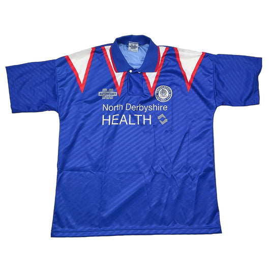 CULT KITS - 1994/96 CHESTERFIELD *MINT* HOME SHIRT (XL) MATCHWINNER