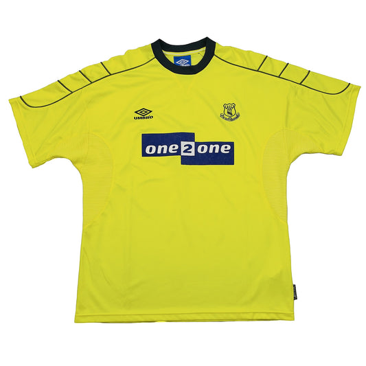 CULT KITS - 1999/00 EVERTON AWAY SHIRT (XL) UMBRO