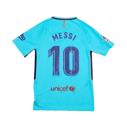 CULT KITS - 2017/18 BARCELONA MESSI #10 AWAY SHIRT (S) NIKE