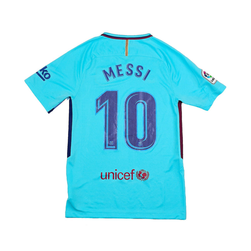 CULT KITS - 2017/18 BARCELONA MESSI #10 AWAY SHIRT (S) NIKE