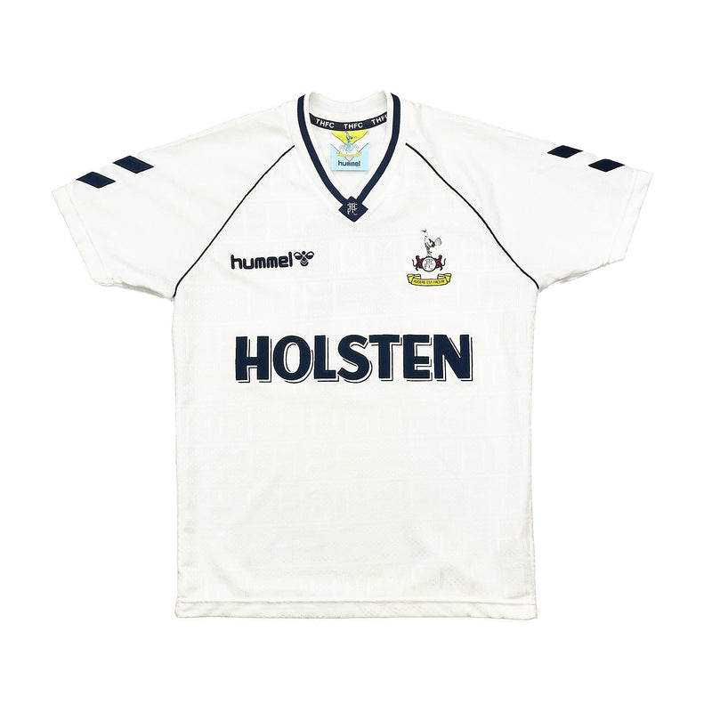 CULT KITS - 1989/91 TOTTENHAM #8 (GASCOIGNE) HOME SHIRT (S) HUMMEL