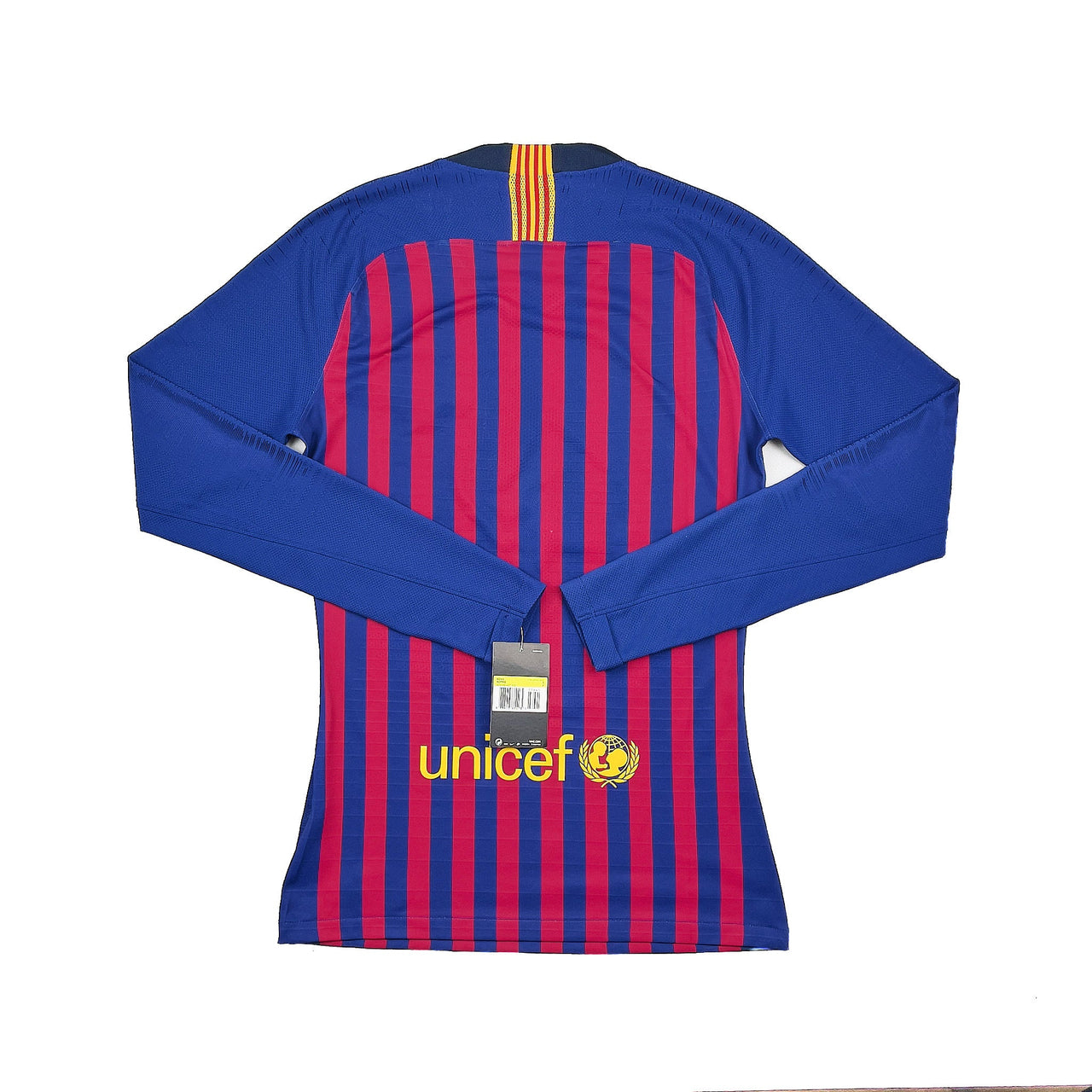 2018/19 BARCELONA *PLAYER ISSUE* BNWT L/S HOME SHIRT (S) NIKE, Cult Kits