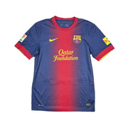 2012/13 Barcelona David Villa #7 Home Shirt (S) Nike