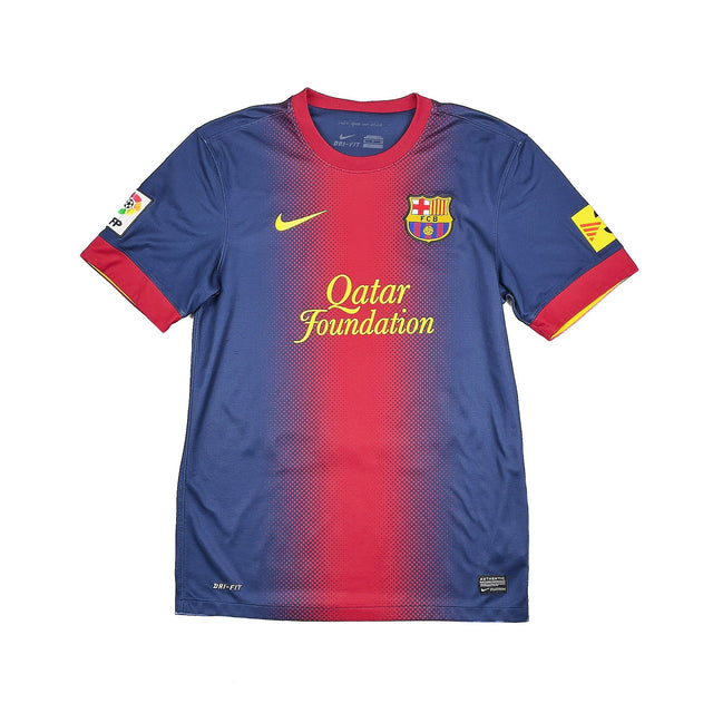 2012/13 BARCELONA DAVID VILLA #7 HOME SHIRT (S) NIKE, Cult Kits