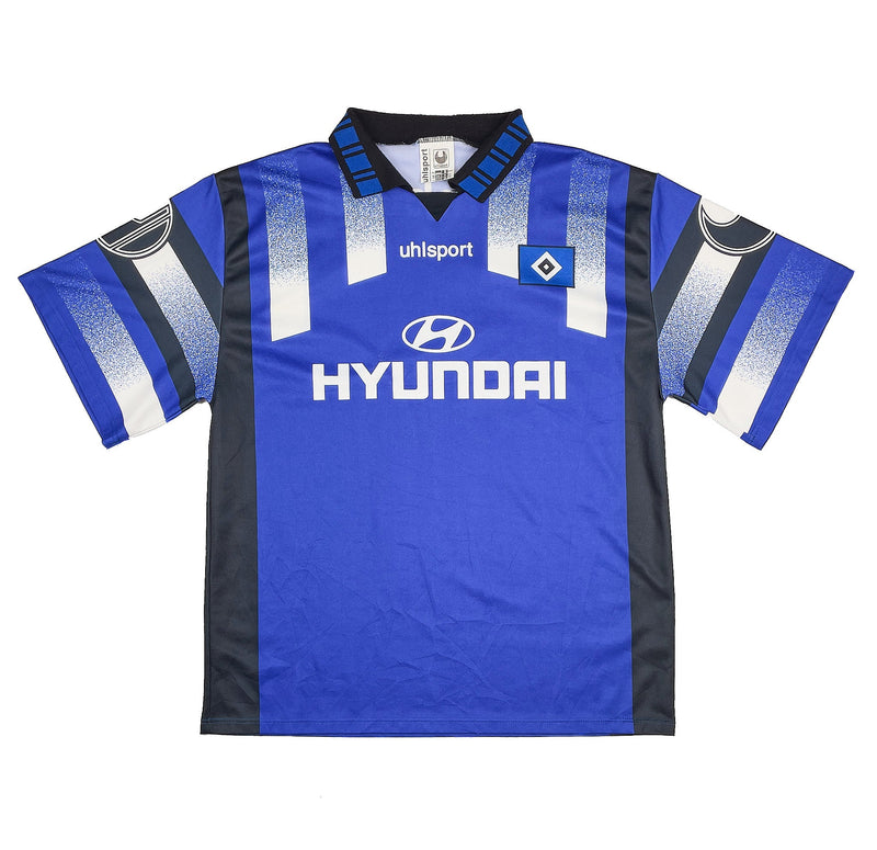 1995/96 HAMBURG AWAY SHIRT (XL) UHLSPORT