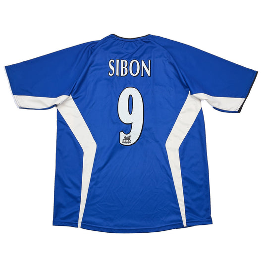 2003/05 SHEFFIELD WEDNESDAY SIBON #9 HOME SHIRT (XL) DIADORA