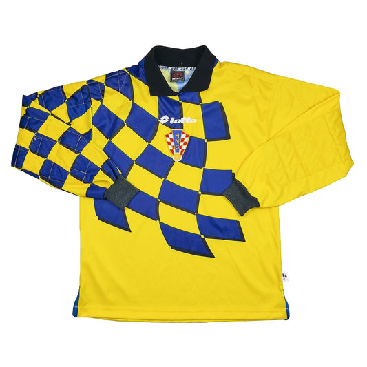 CULT KITS - 1998/00 CROATIA GK SHIRT (M)  LOTTO