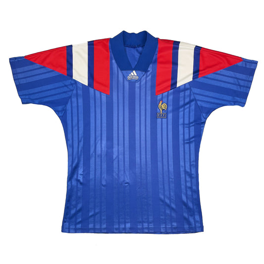 CULT KITS - 1992/94 FRANCE HOME SHIRT (XL) ADIDAS