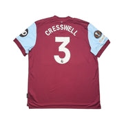 2023/24 West Ham Cresswell #3 Home Shirt (XXXL) Umbro