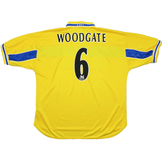 1999/00 LEEDS UNITED WOODGATE #6 THIRD SHIRT (XXL) PUMA