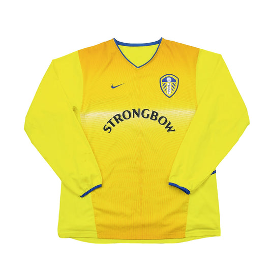 CULT KITS - 2002/03 LEEDS UNITED L/S AWAY SHIRT (L) NIKE