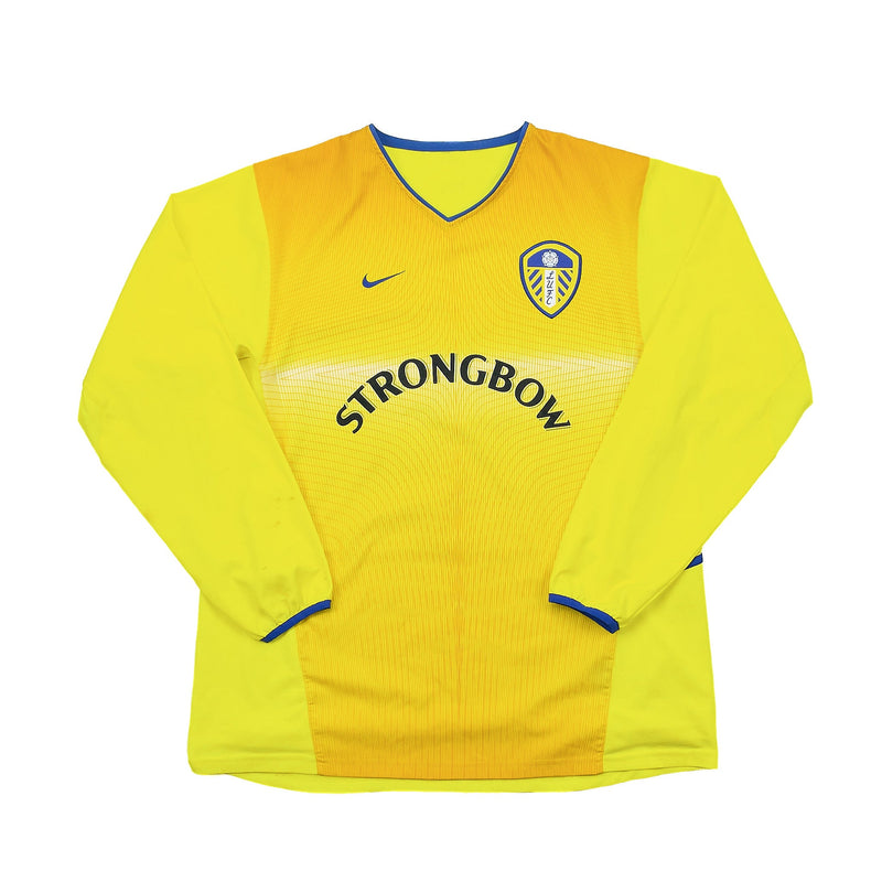 CULT KITS - 2002/03 LEEDS UNITED L/S AWAY SHIRT (L) NIKE